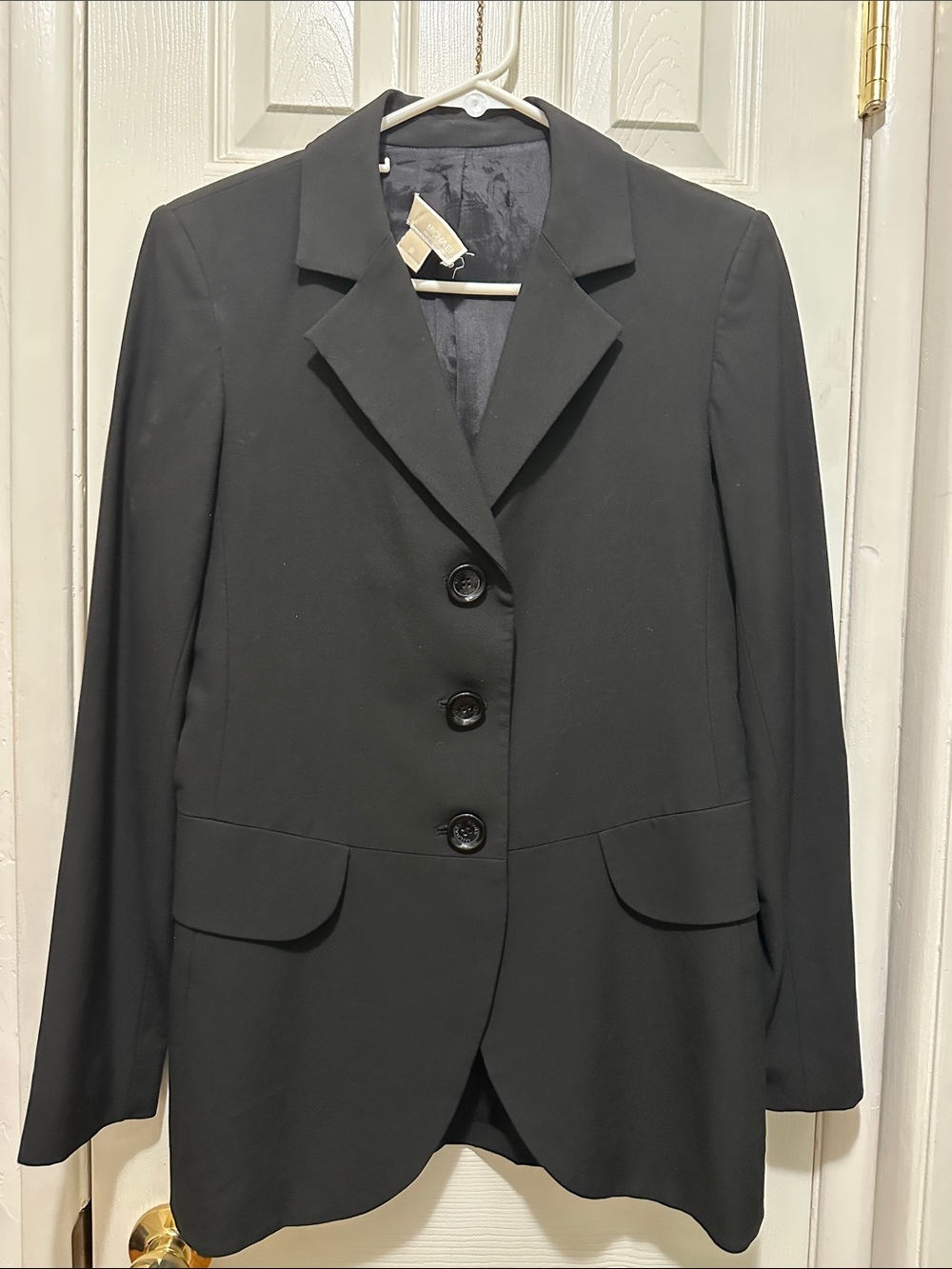 Michael Kors Black Single-Breasted Tailored Blazer